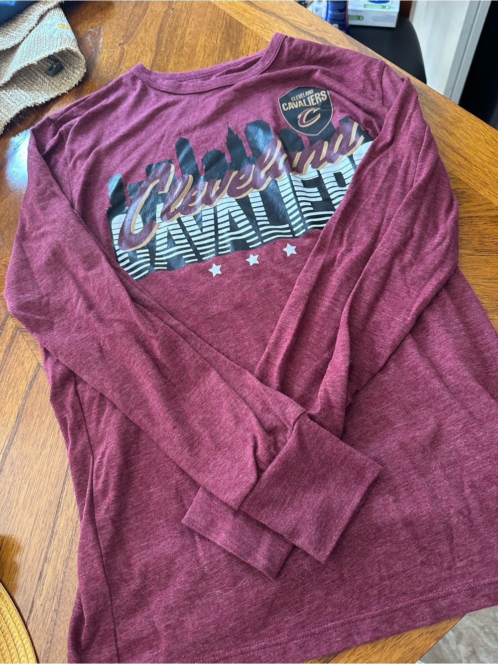 Blue 84 Maroon Crewneck Tee